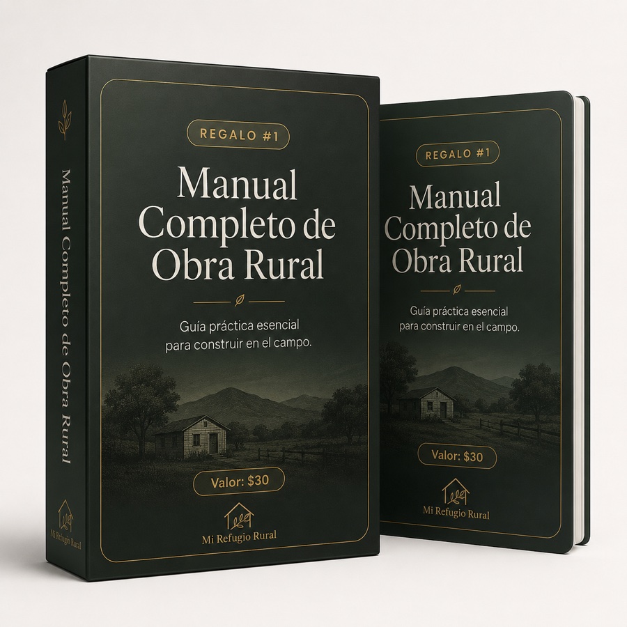 Mockup del Manual Completo de Obra Rural