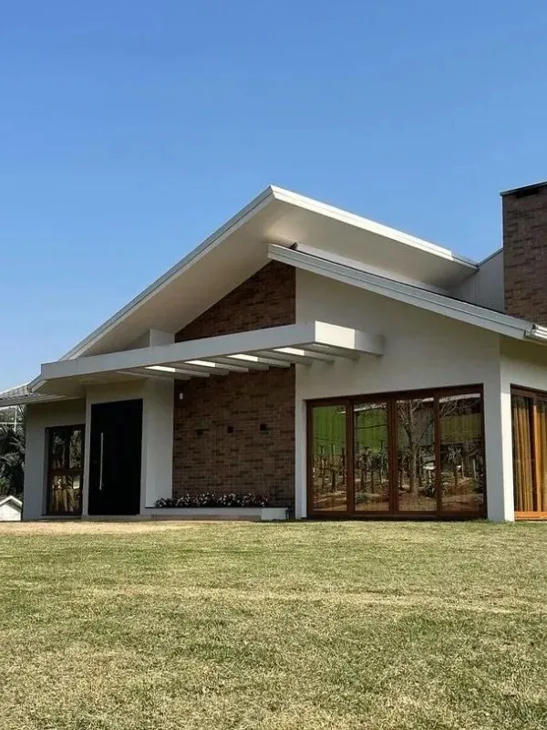Casa de campo construída com os nossos projetos