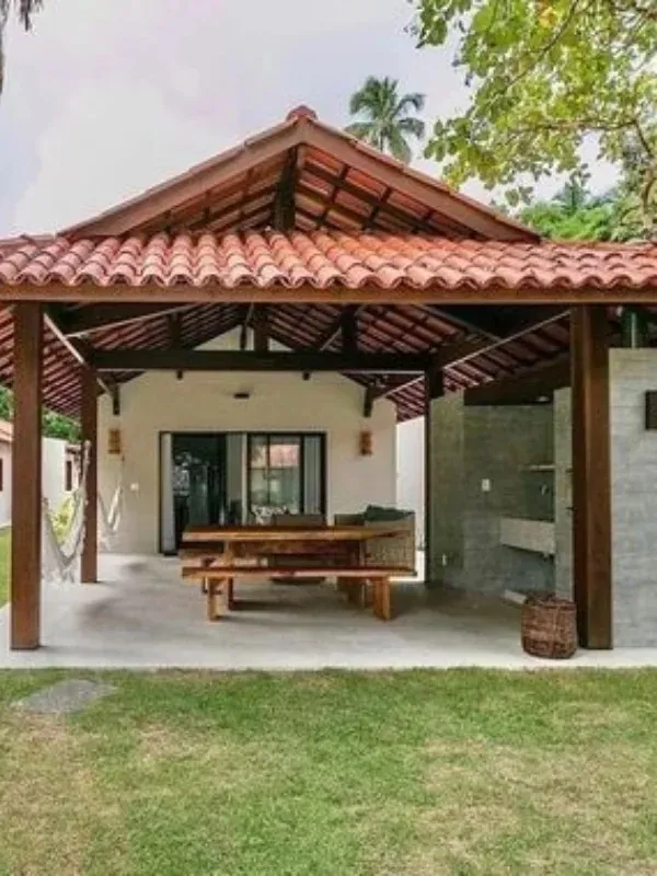 Casa de campo construída com os nossos projetos